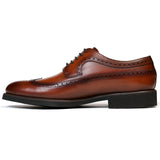 MED BROWN DERBY BROGUE SHOES