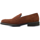 BROWN SUEDE LOAFERS