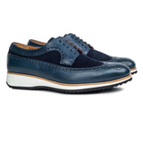 Pantofi Derby Casual Bleumarin