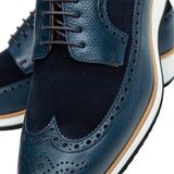 Pantofi Derby Casual Bleumarin