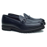 Black leather Loafer