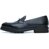 Black leather Loafer