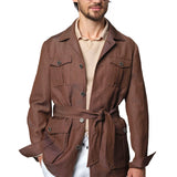 SAFARI JACKET BROWN