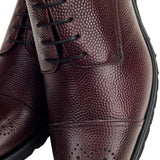 Pantofi Derby Pebble Burgundy