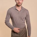 Tricou Polo Beige