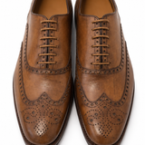 Pantofi Derby Brogue - Maro