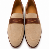 Pantofi Loafers - Suede Beige