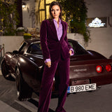 Costume de dama Purple Velvet