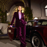 Costume de dama Purple Velvet