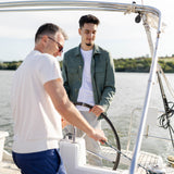 Tricou Polo White Tide