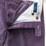 Pantaloni smart casual de catifea cord