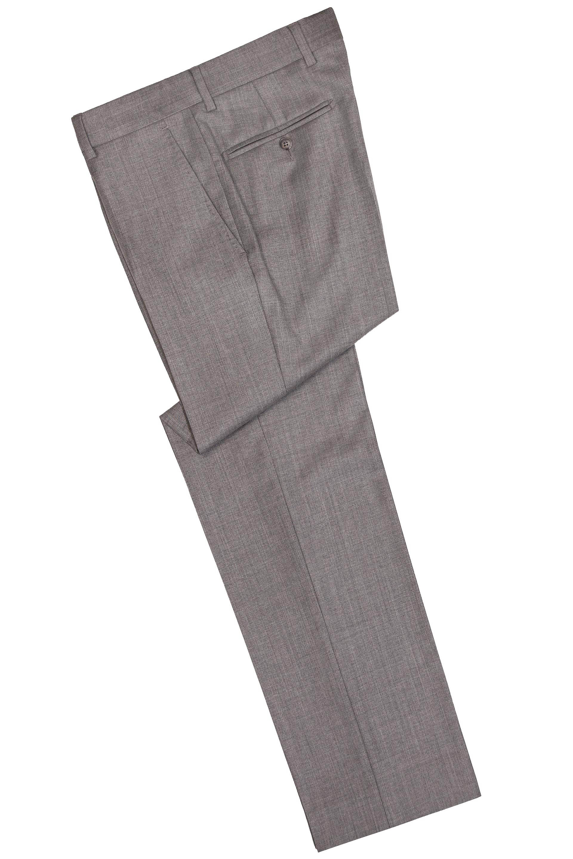 100% wool grey casual trousers | Trousers | Suits | Custom Suits ...