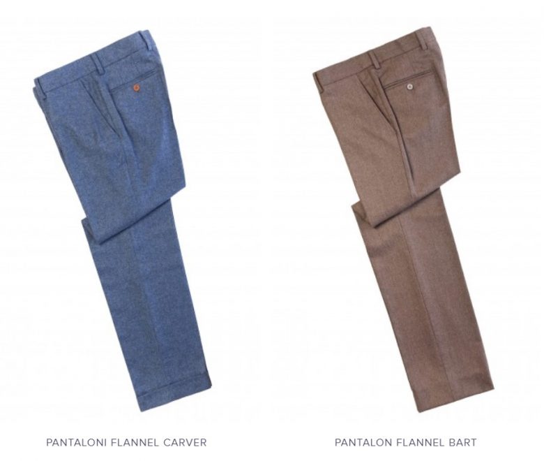 Pantaloni flannel business casual pentru barbati Tudor Tailor